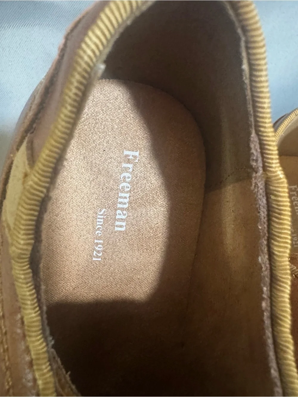Kids Lace-Up Dress Oxfords in Warm Tan
